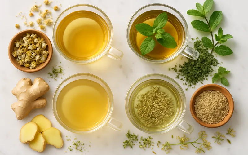 Ceaiuri din plante pentru digestie