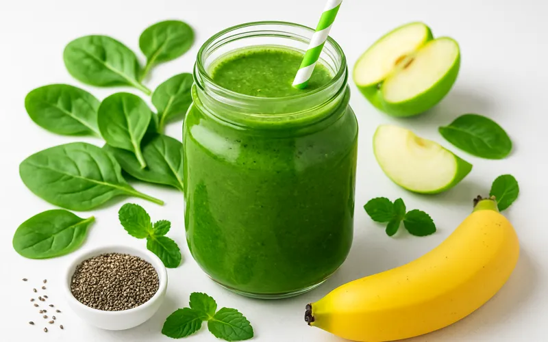 Smoothie verde energizant